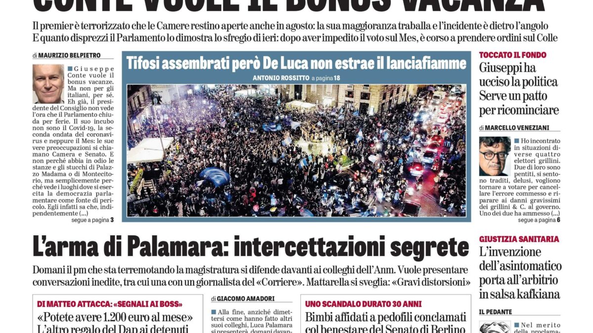 Oggi in edicola
