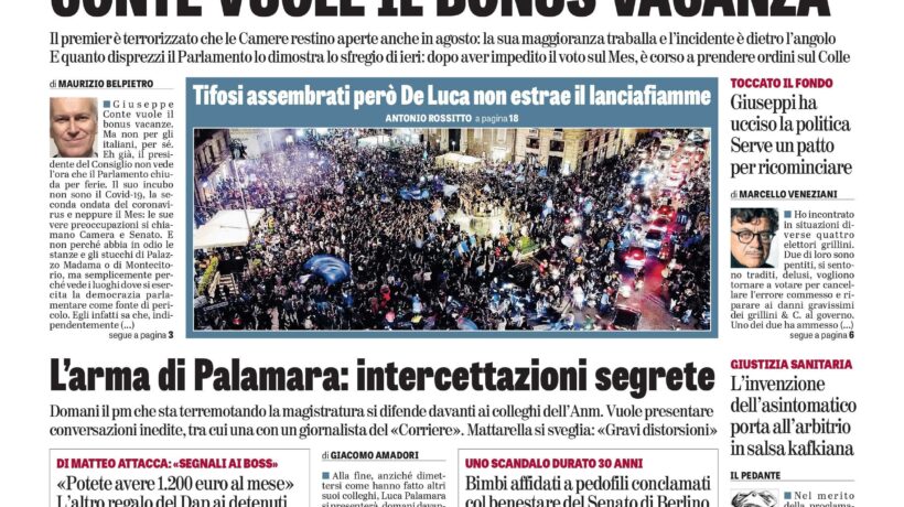 Oggi in edicola