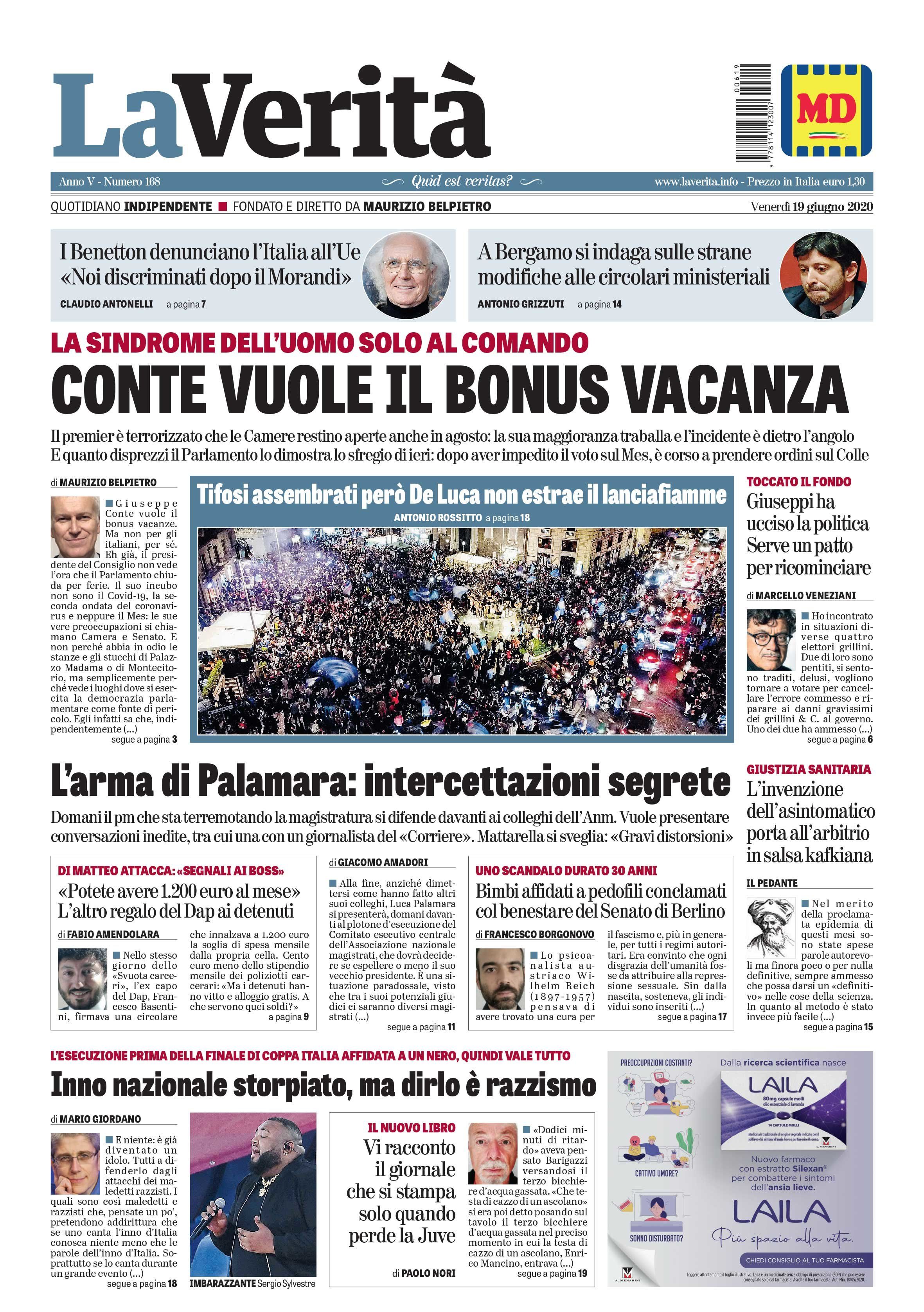 Oggi in edicola