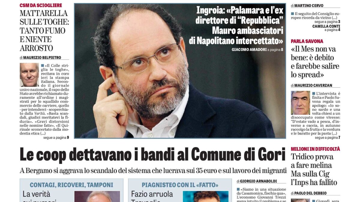 Oggi in edicola