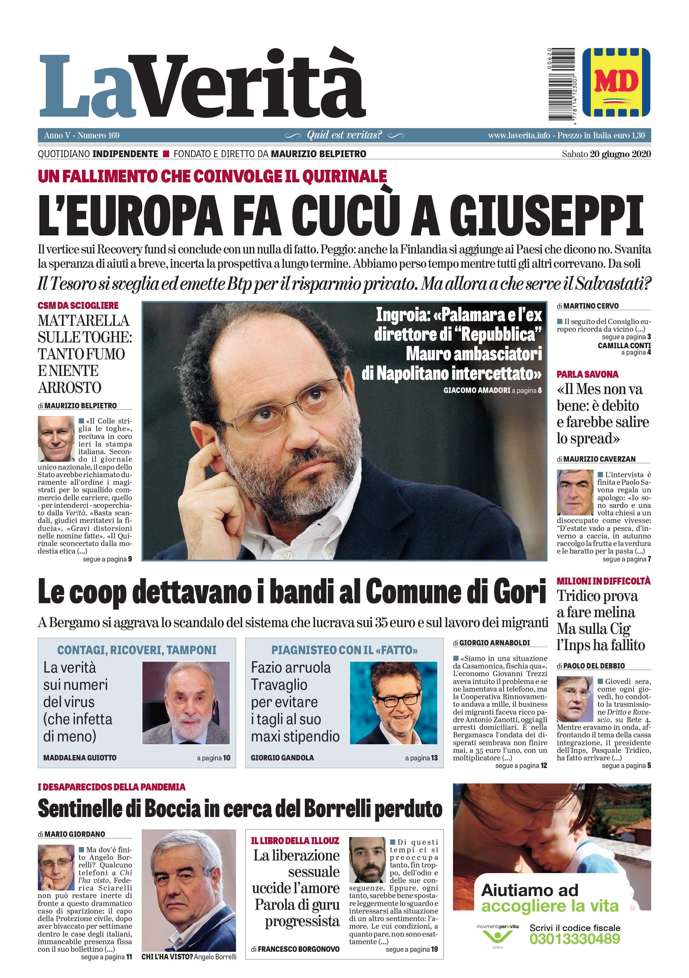 Oggi in edicola