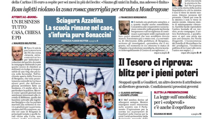 Oggi in edicola