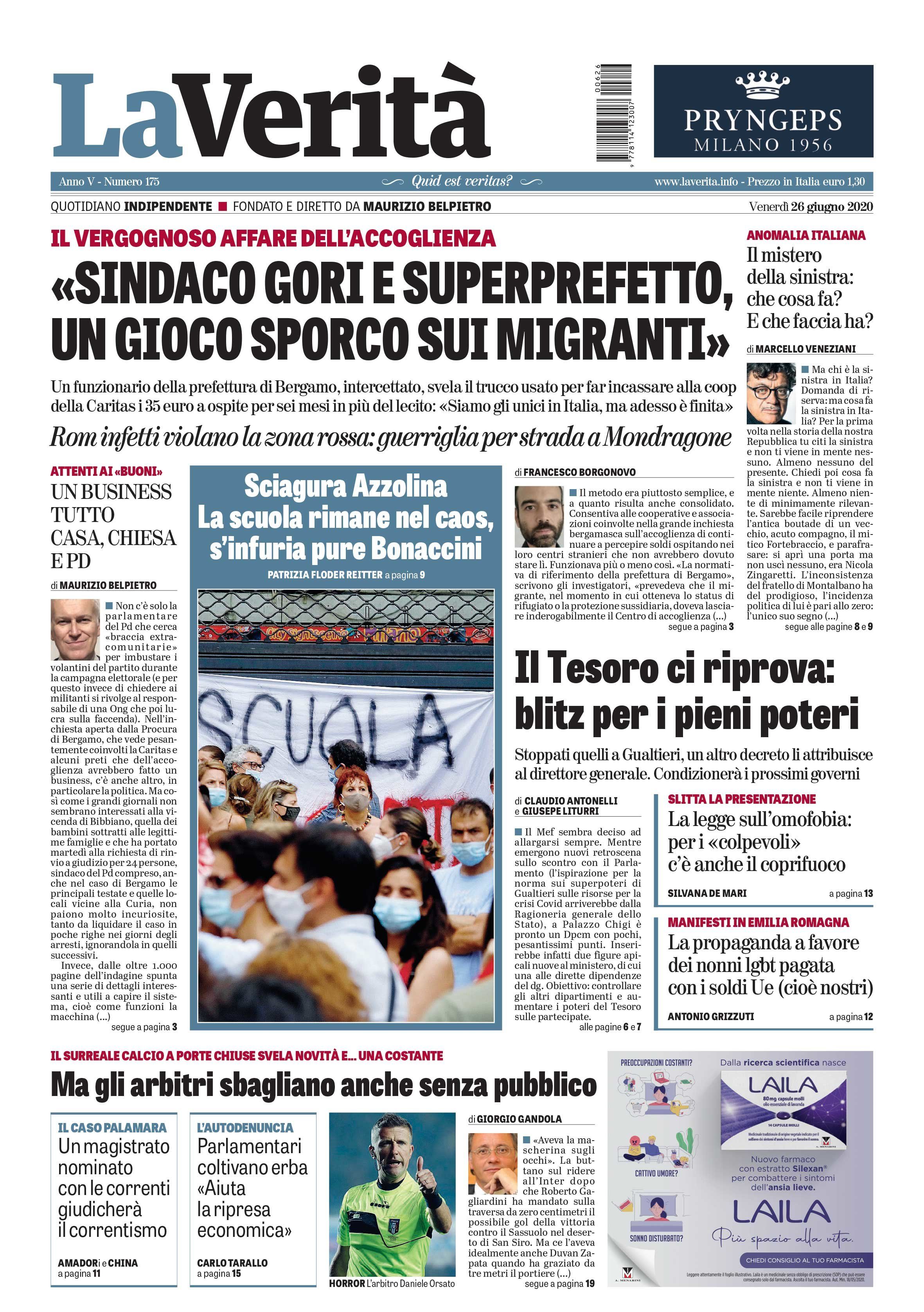 Oggi in edicola