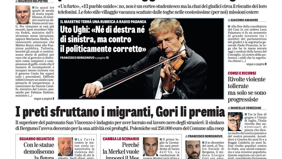 Oggi in edicola