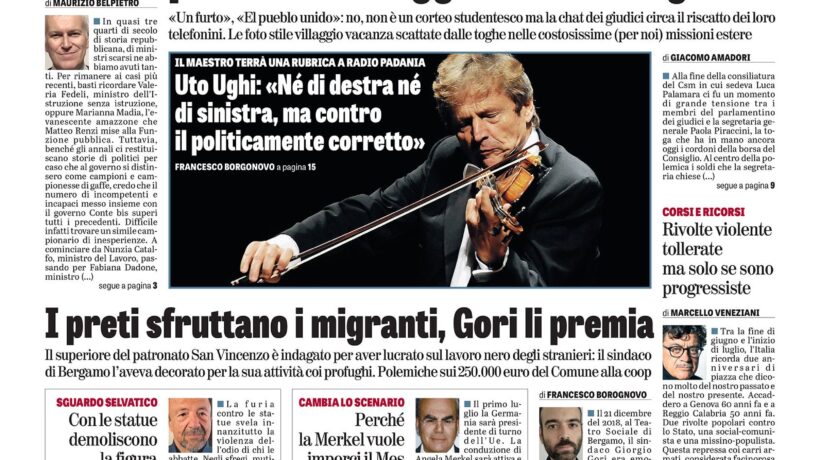 Oggi in edicola