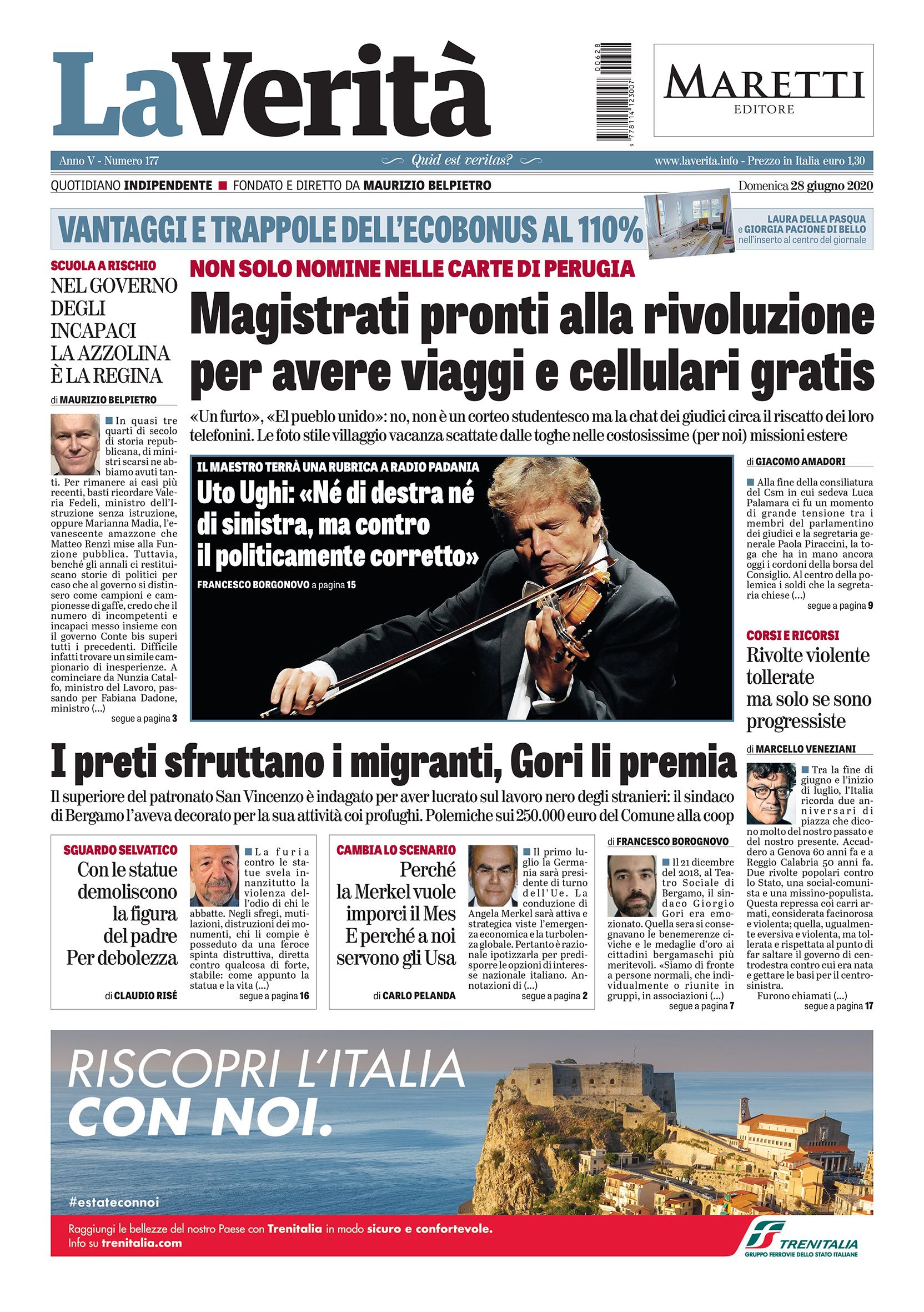 Oggi in edicola