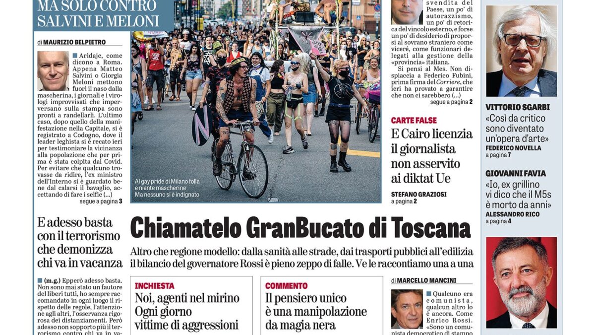 Oggi in edicola