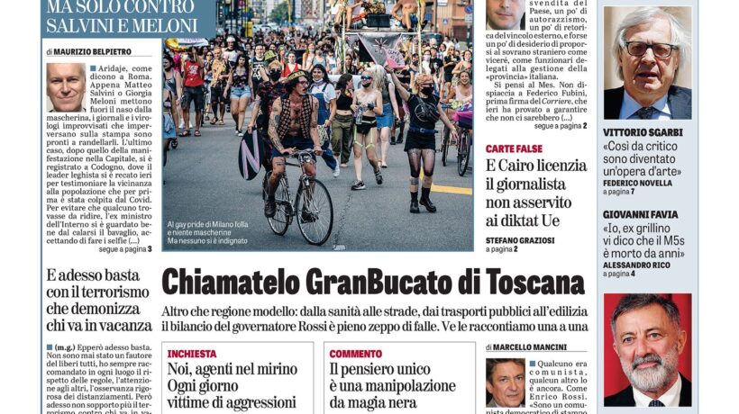 Oggi in edicola