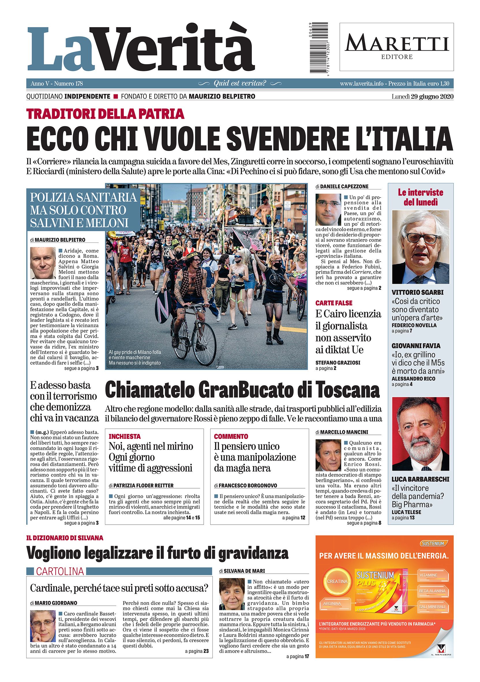 Oggi in edicola
