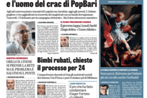 Oggi in edicola