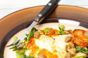 Cuciniamo insieme: ali di razza al burro nero
