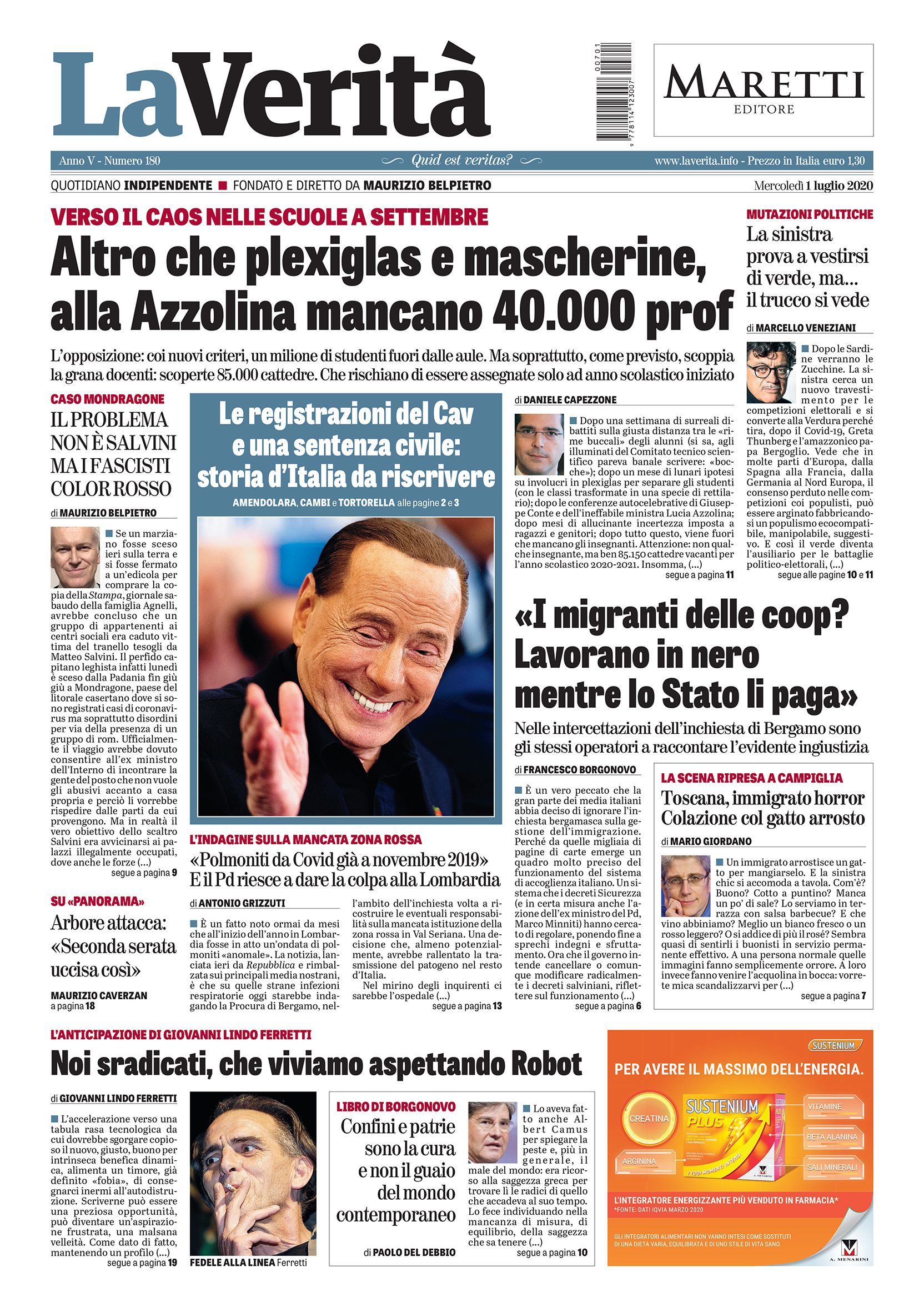Oggi in edicola