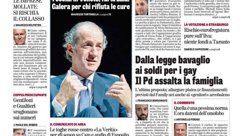 Oggi in edicola