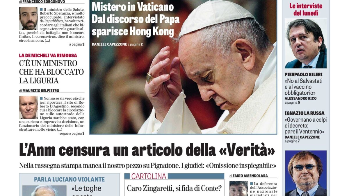 Oggi in edicola