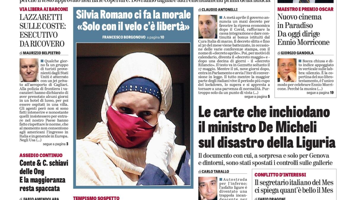 Oggi in edicola