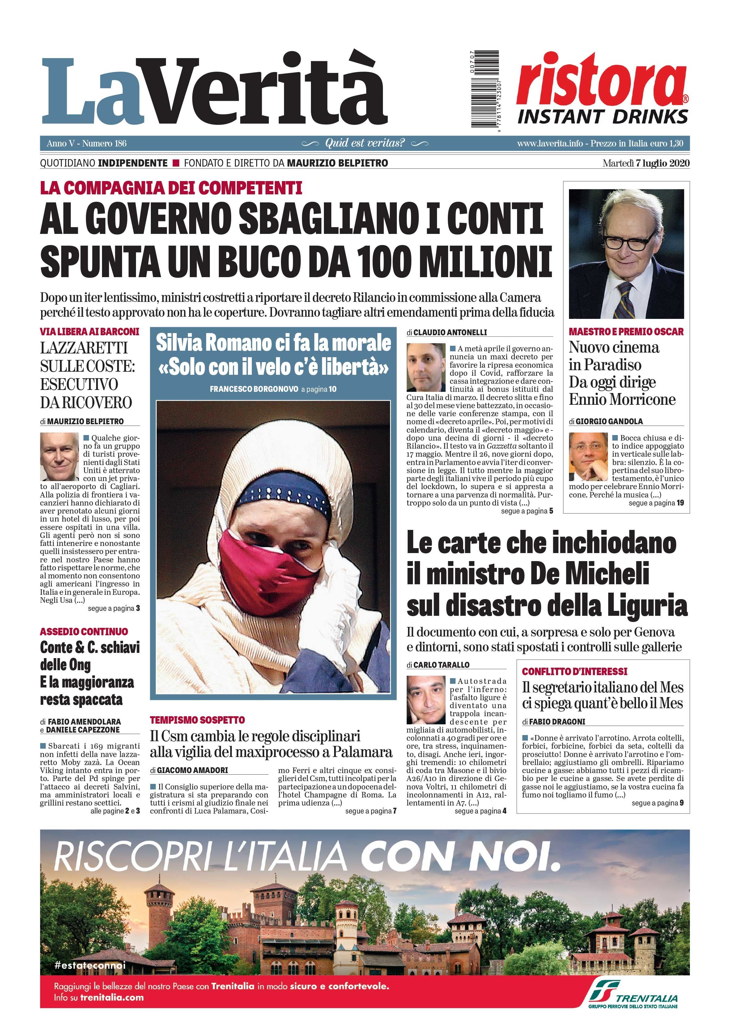 Oggi in edicola