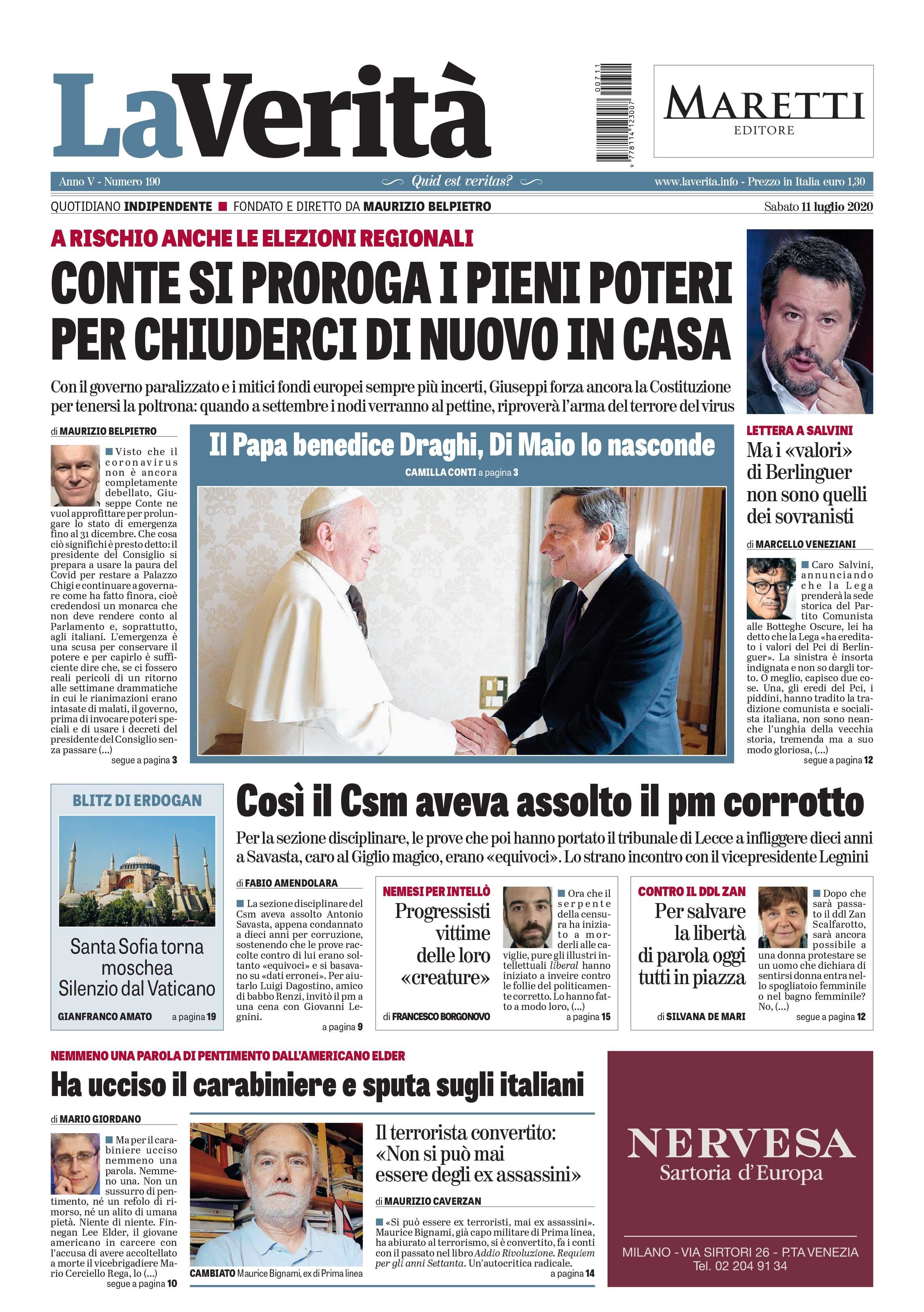 Oggi in edicola