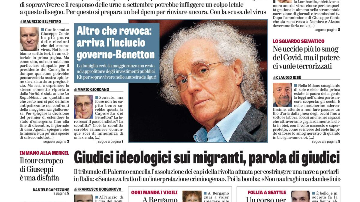 Oggi in edicola