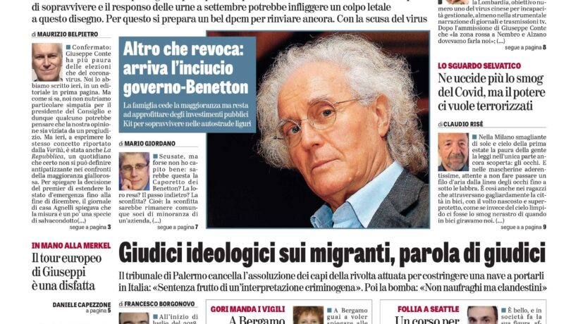 Oggi in edicola