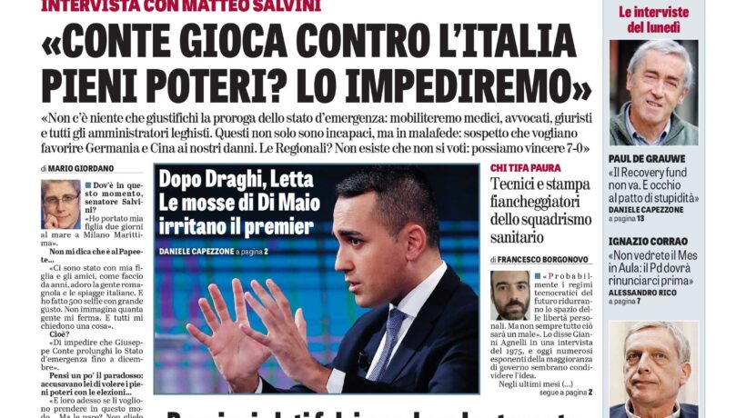 Oggi in edicola