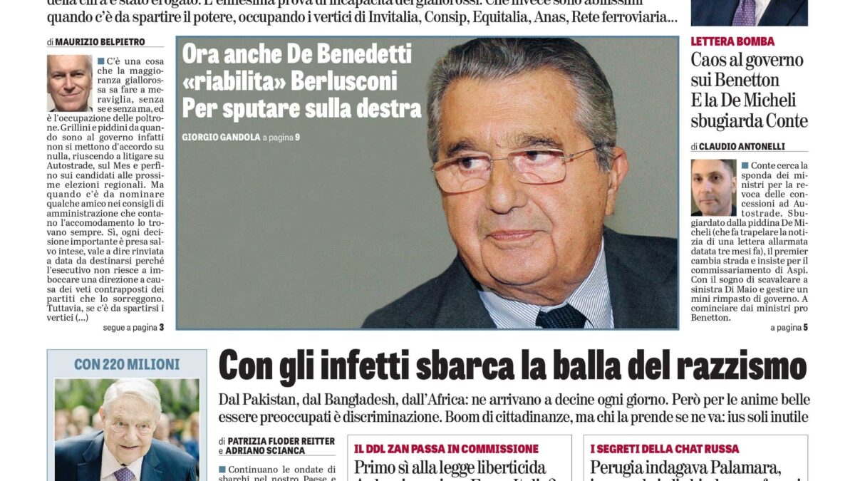Oggi in edicola