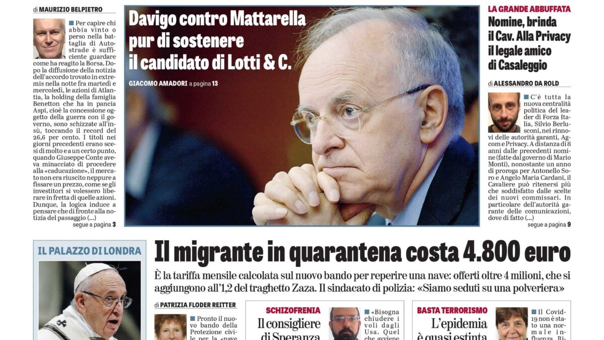 Oggi in edicola