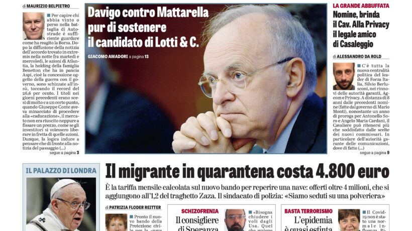 Oggi in edicola