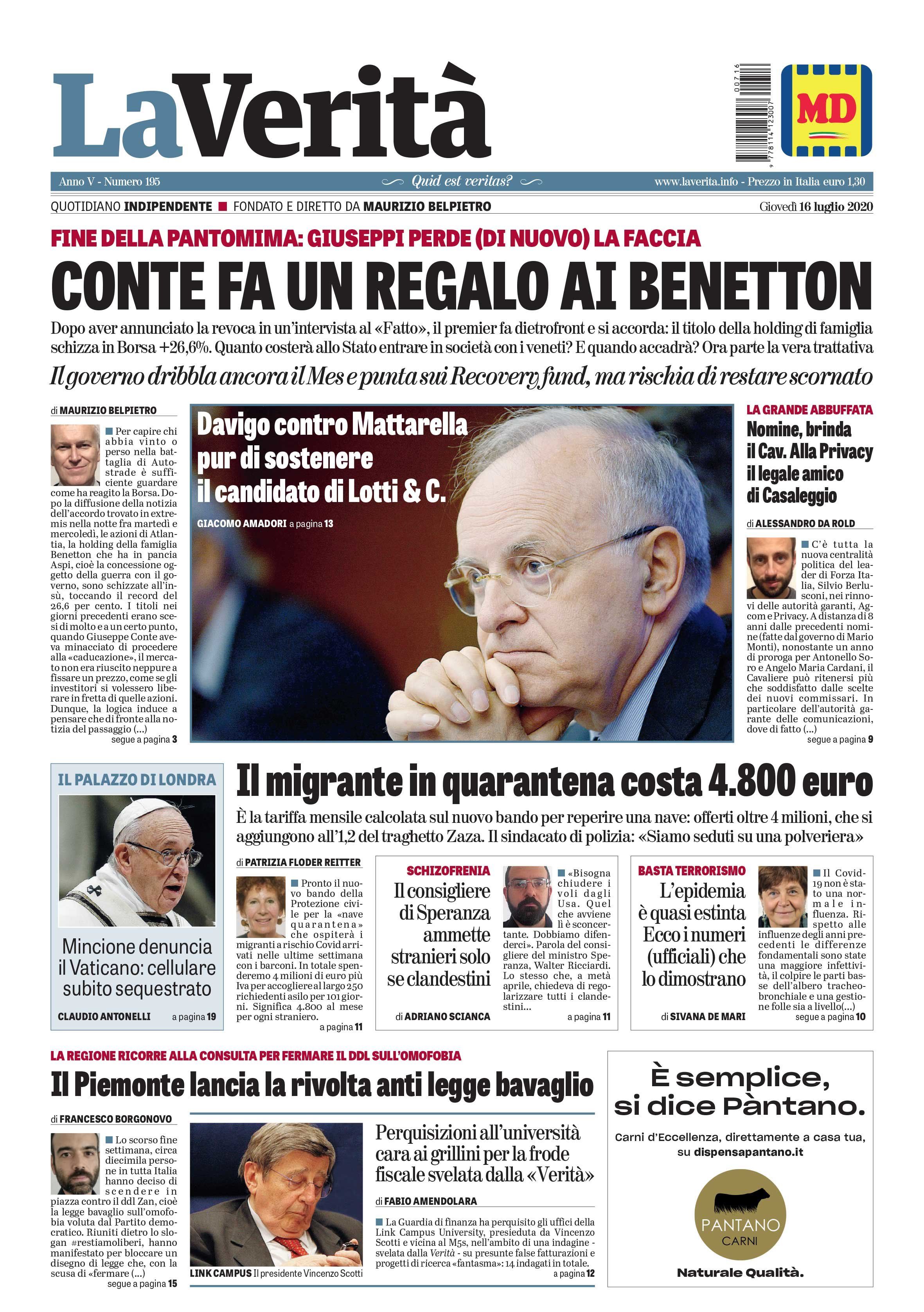Oggi in edicola