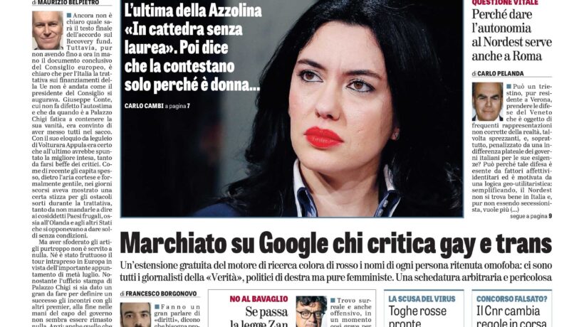 Oggi in edicola