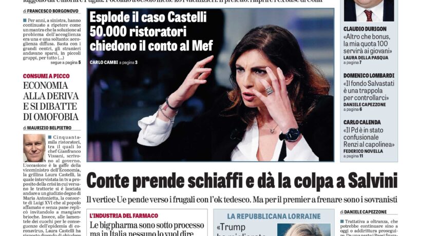 Oggi in edicola