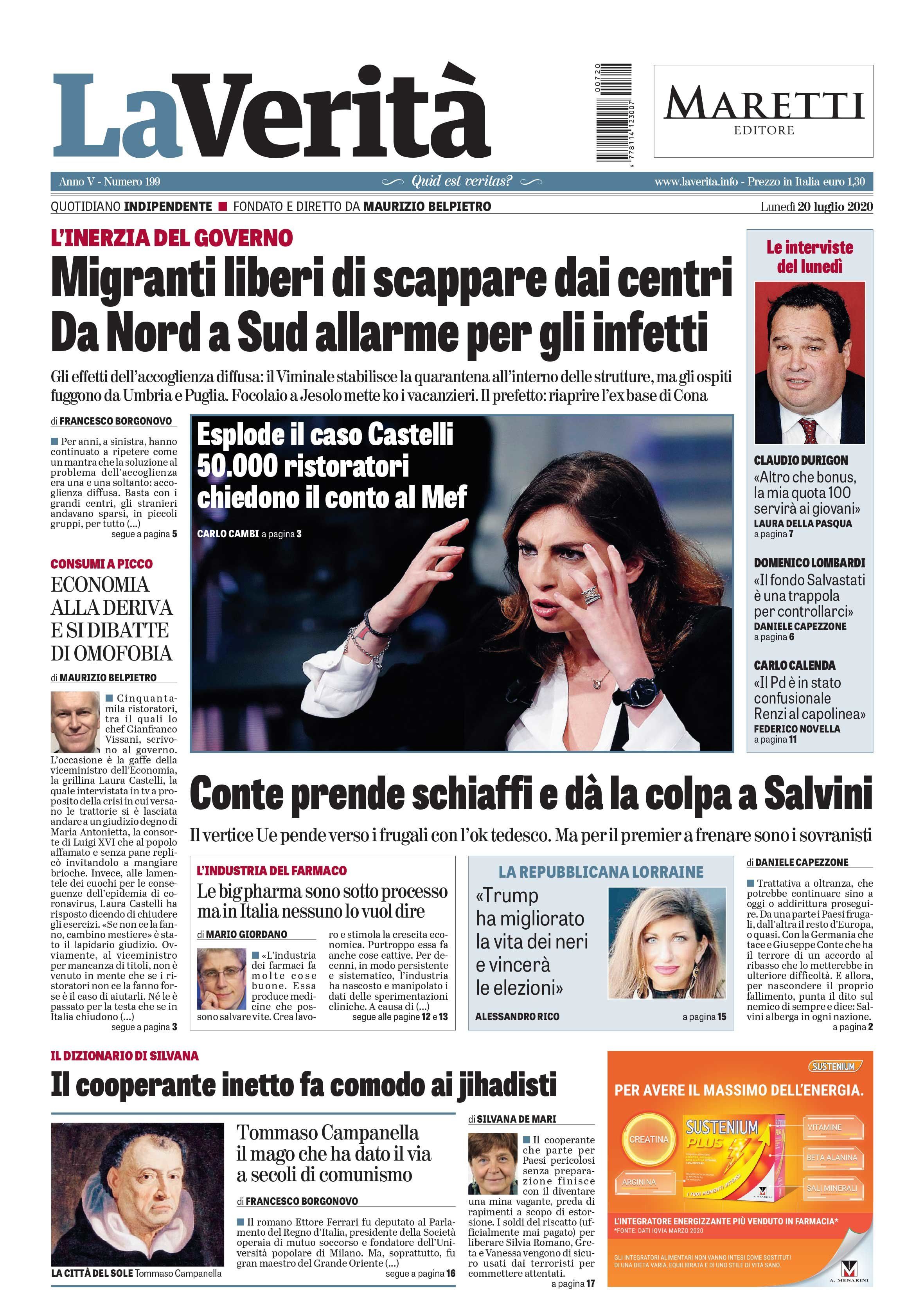 Oggi in edicola