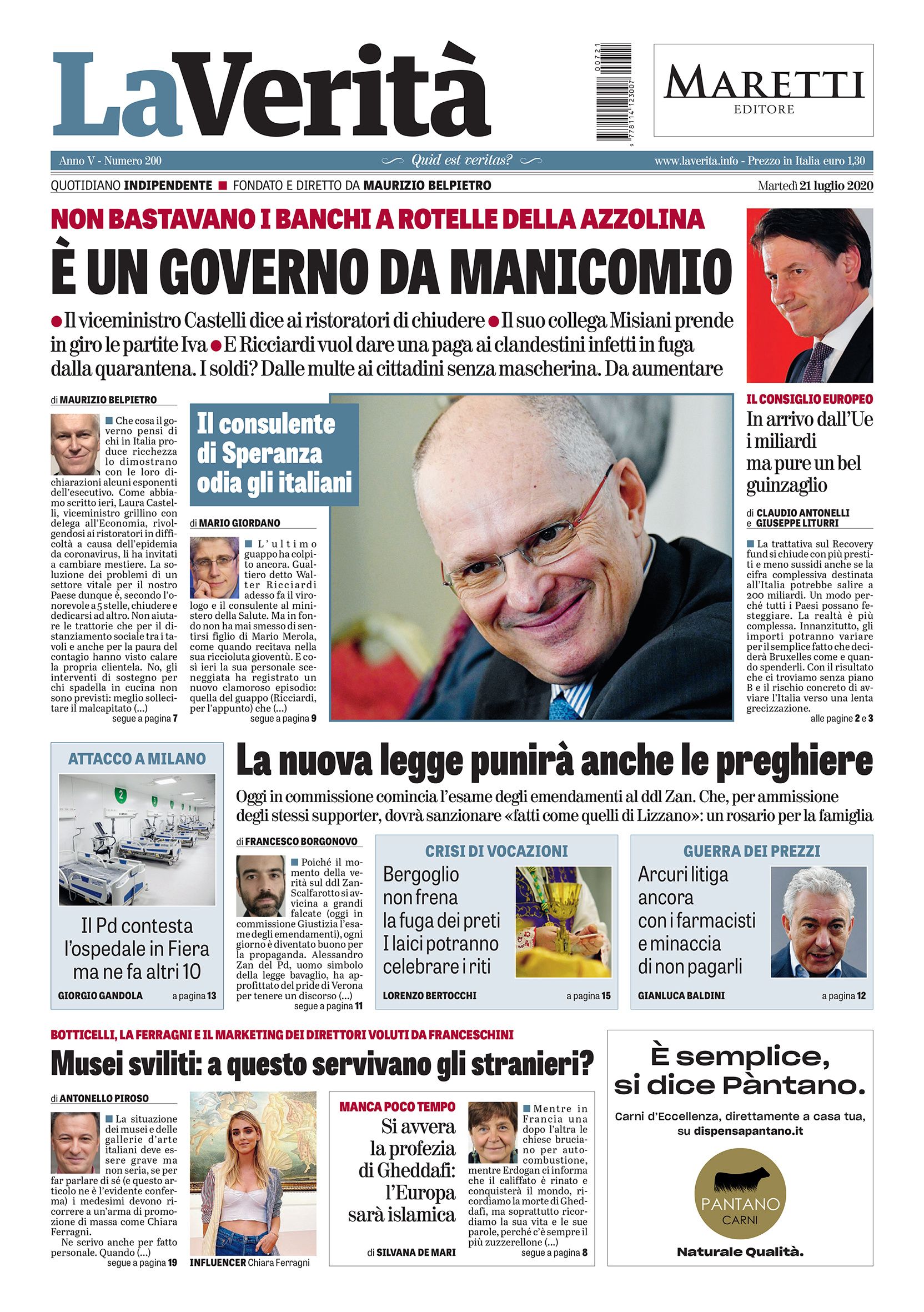 Oggi in edicola