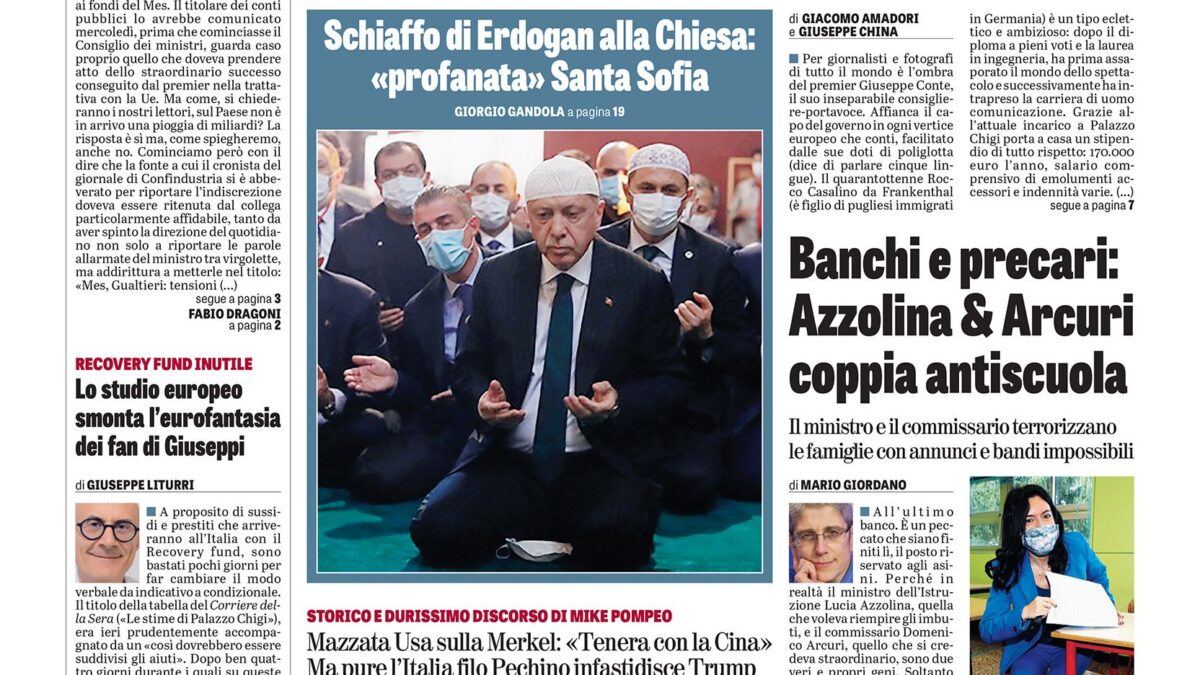 Oggi in edicola