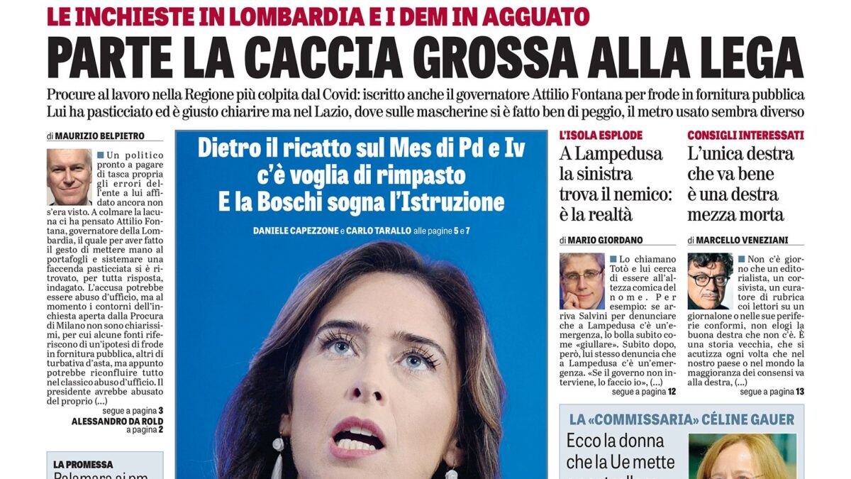Oggi in edicola