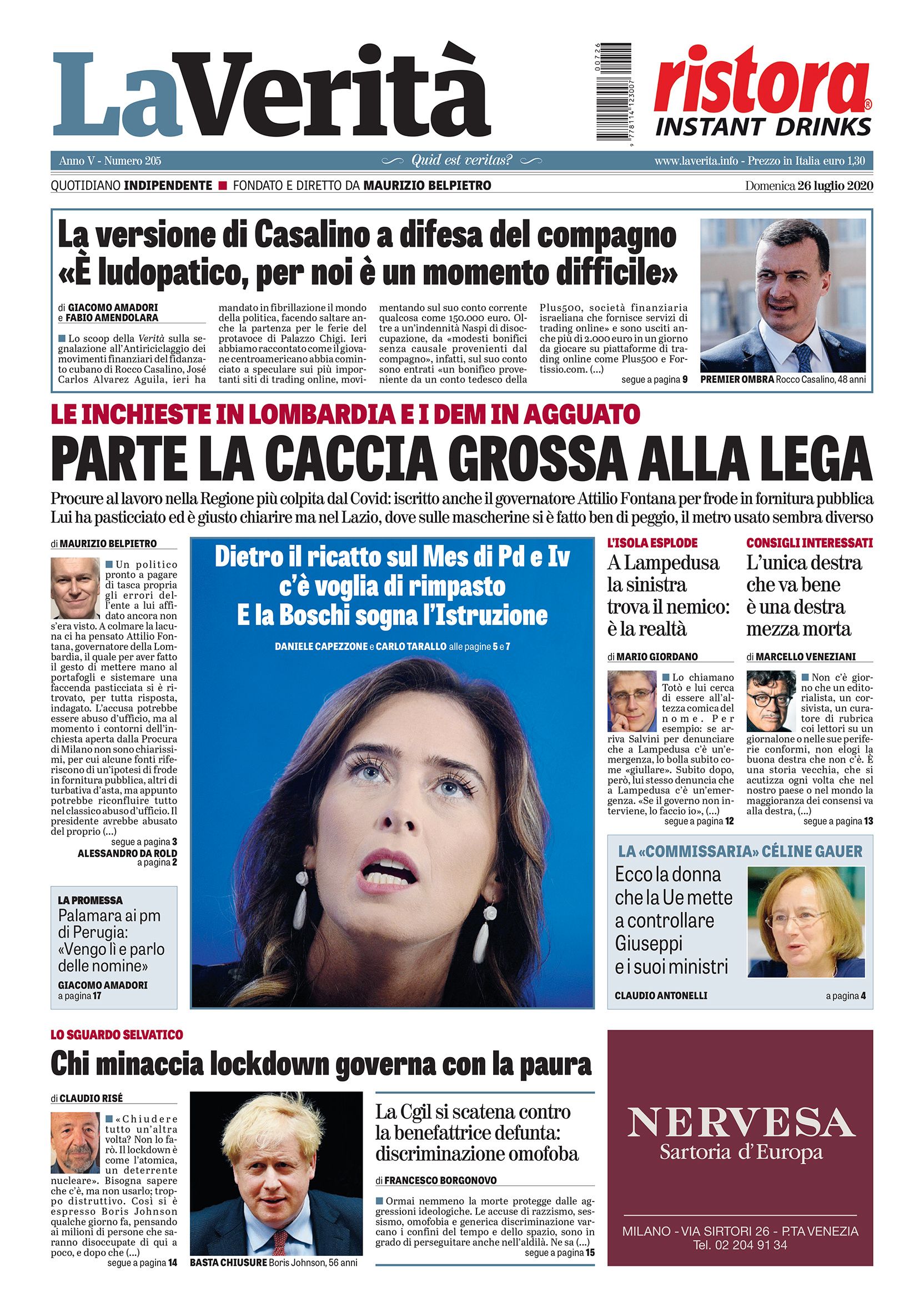 Oggi in edicola