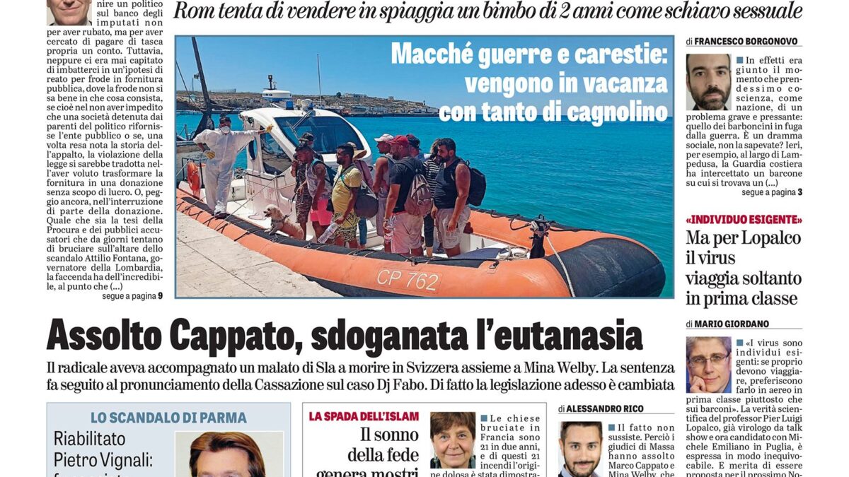 Oggi in edicola