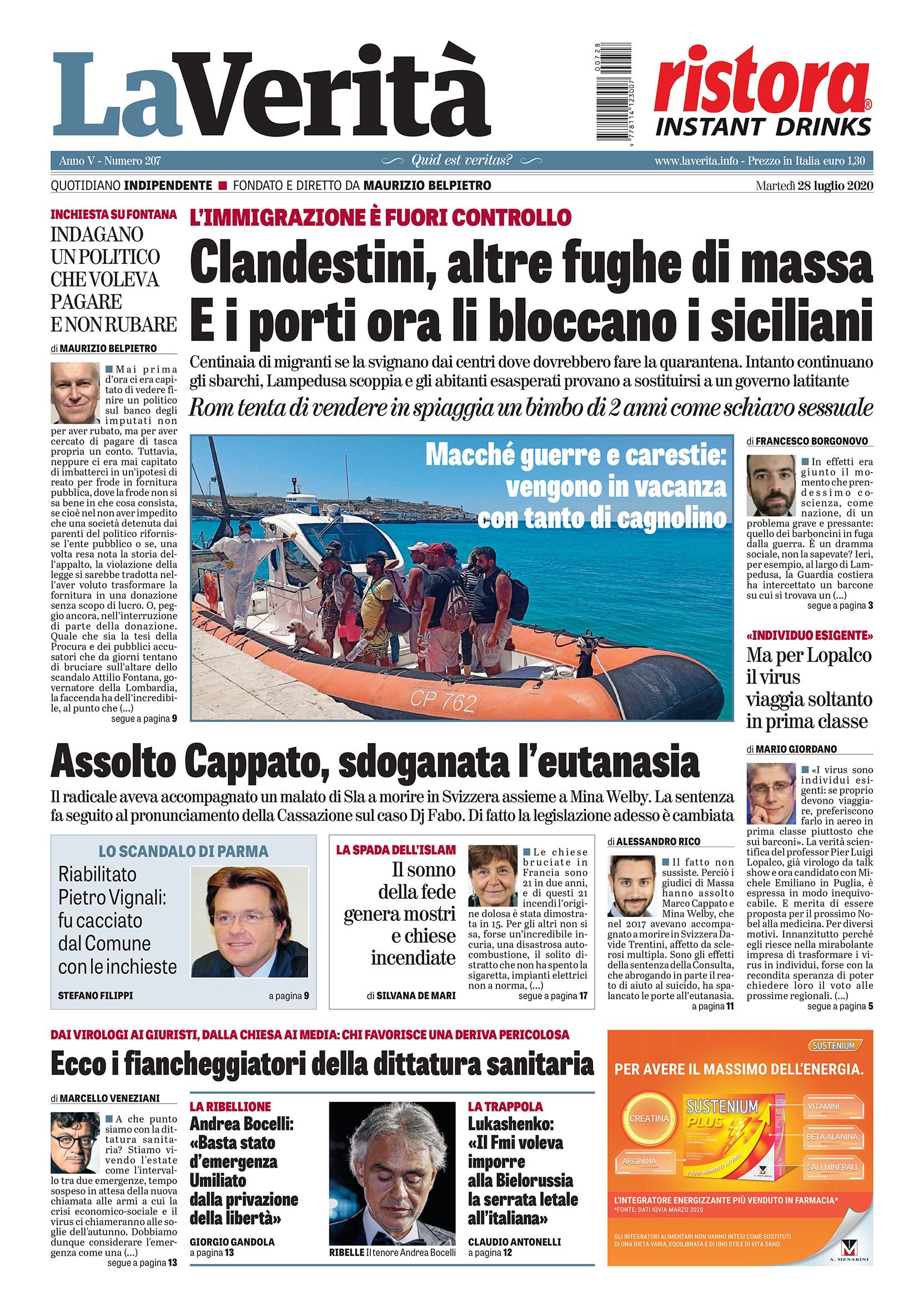 Oggi in edicola