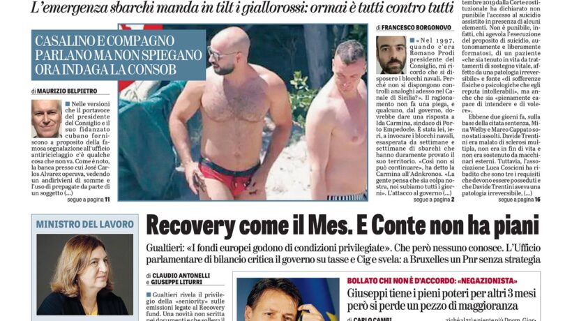 Oggi in edicola