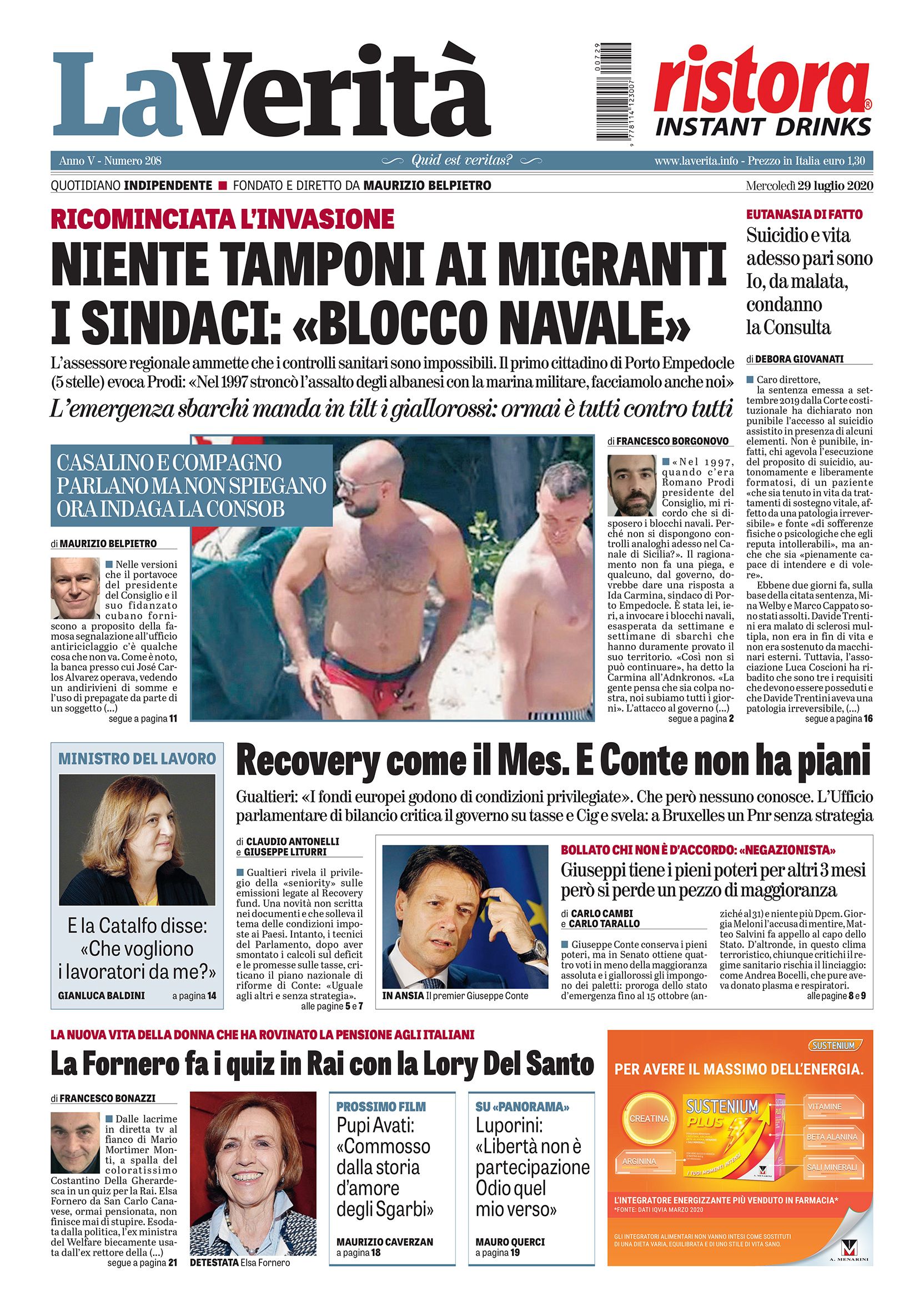 Oggi in edicola