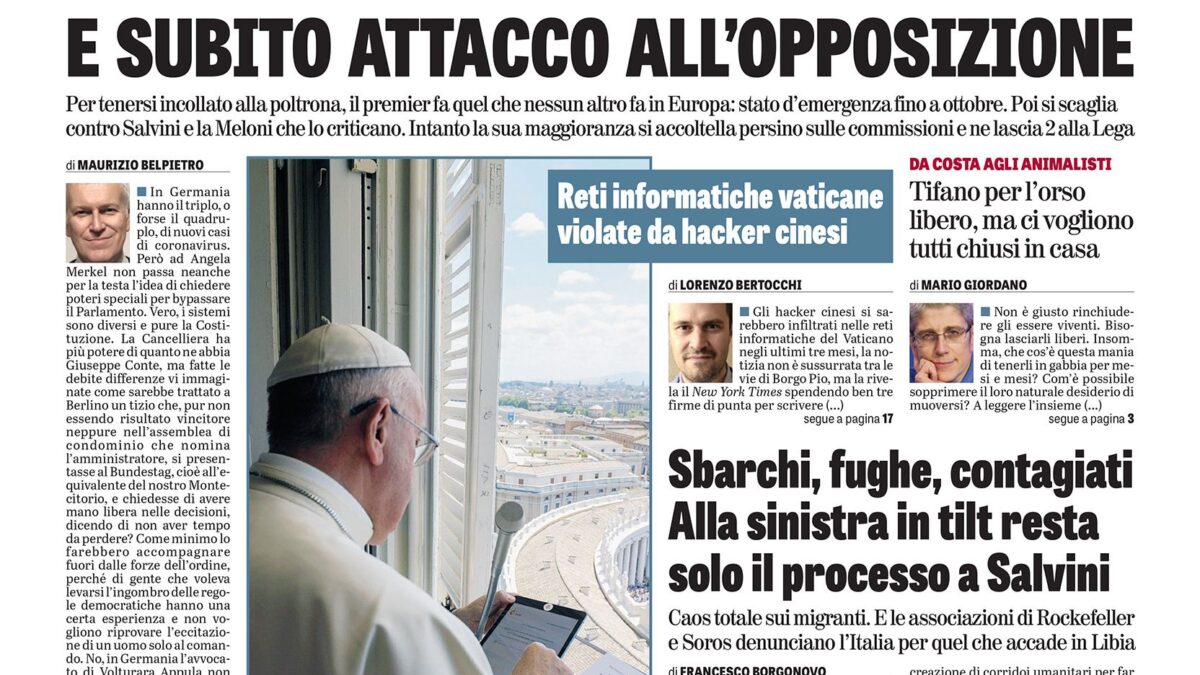 Oggi in edicola