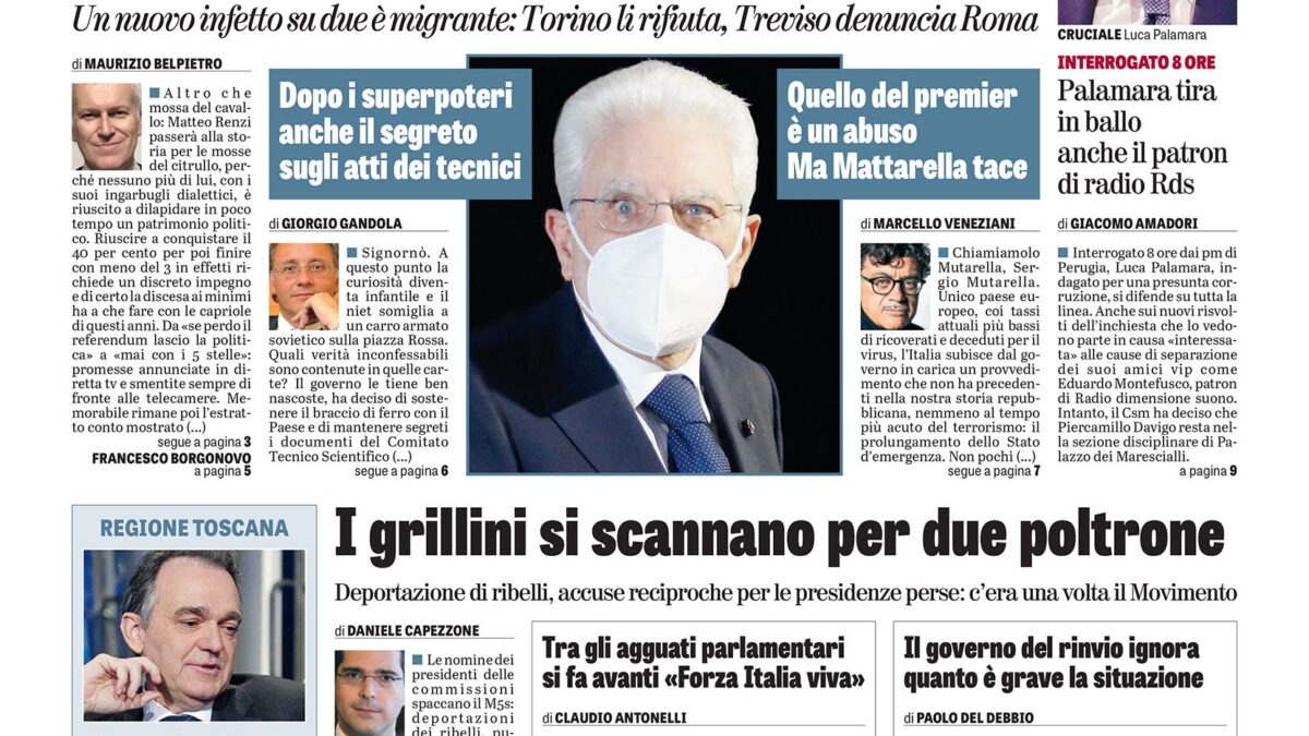 Oggi in edicola