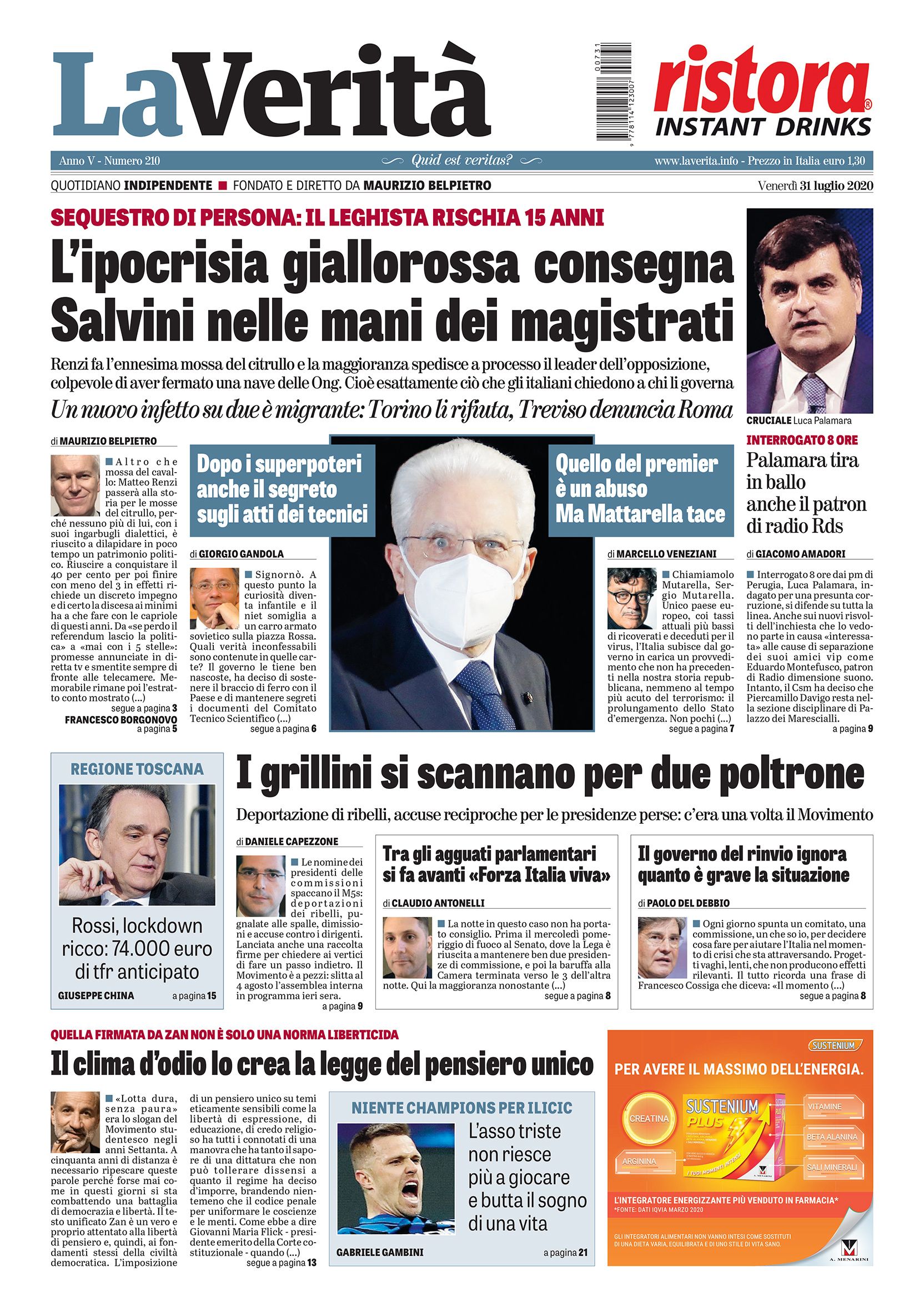 Oggi in edicola