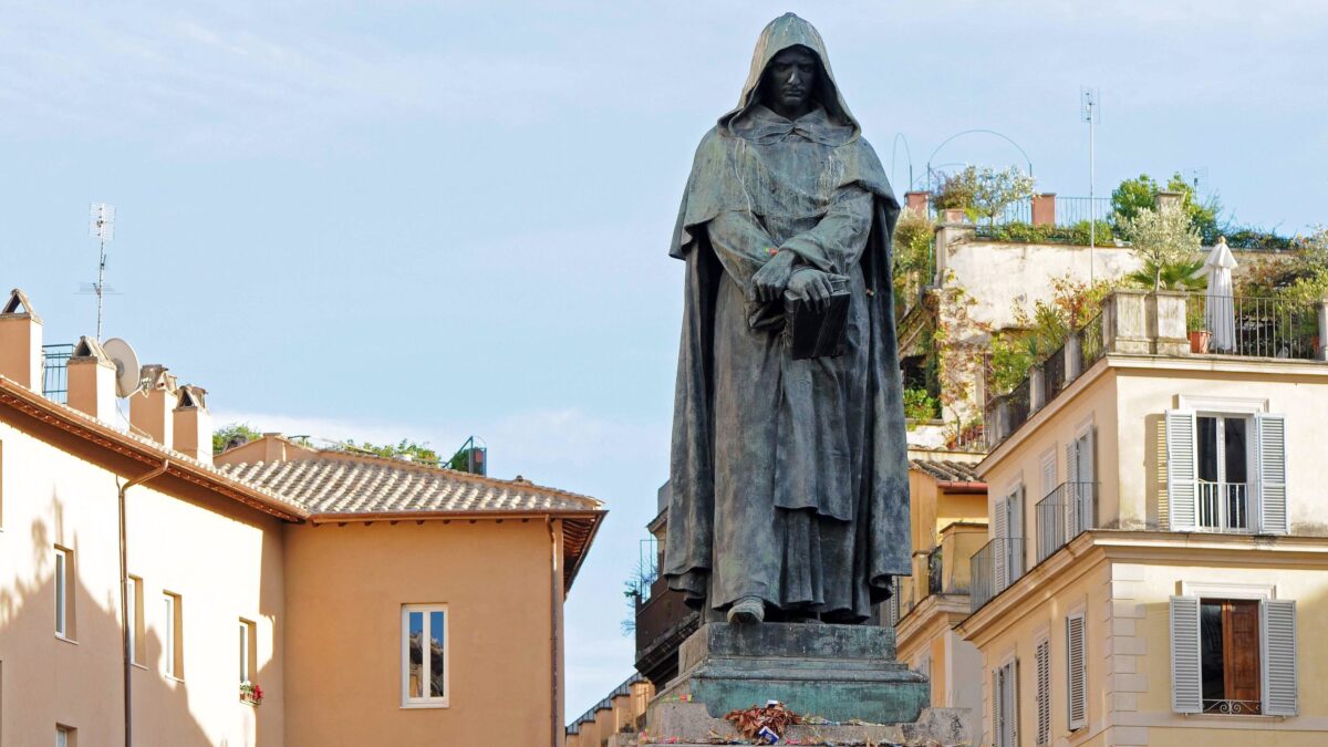 C’è ancora un rogo per Giordano Bruno ma per motivi opposti a 400 anni fa