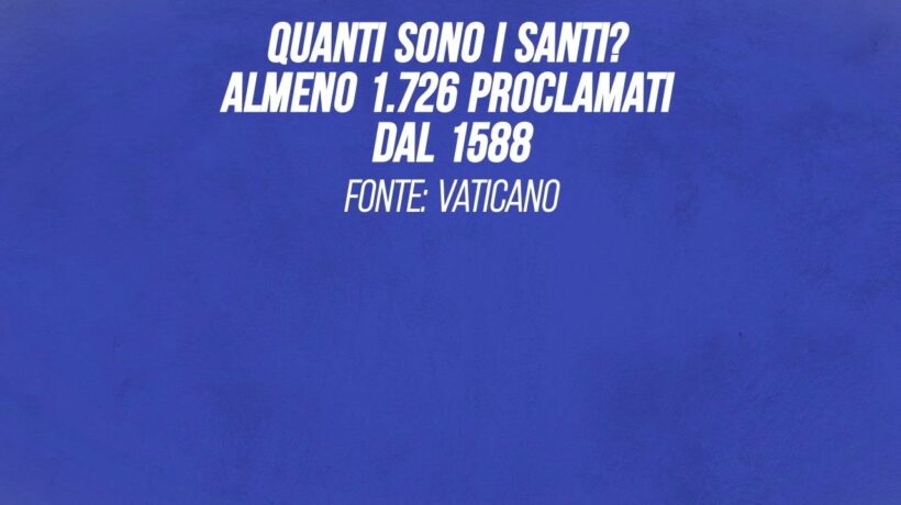 Quanti sono i Santi? Almeno 1.726 proclamati dal 1588