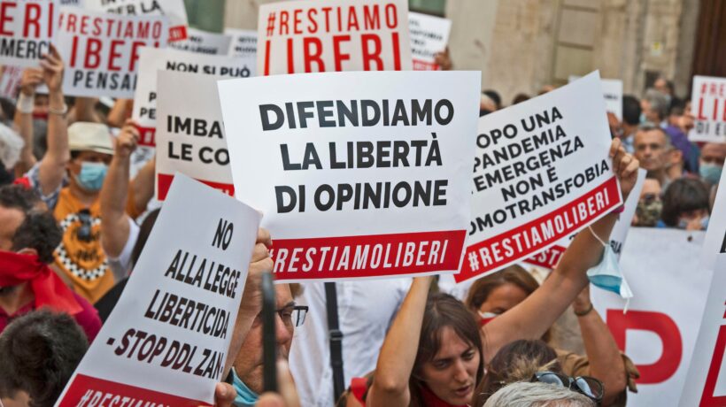 I seminatori d’odio barricati dietro il ddl Zan