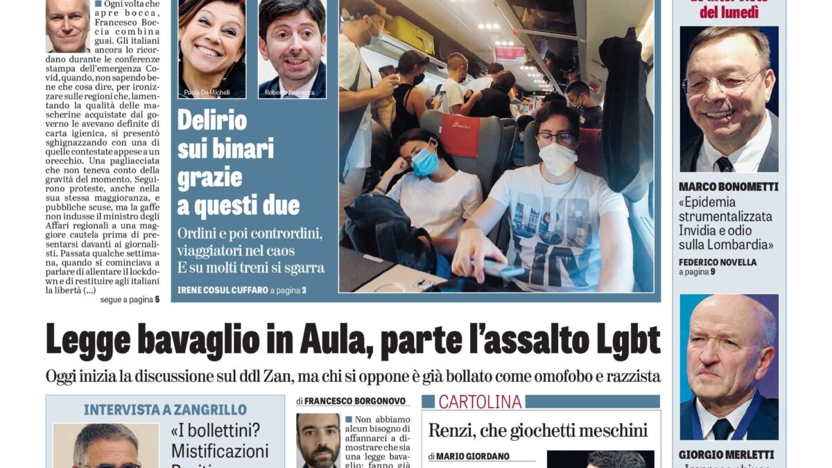 Oggi in edicola