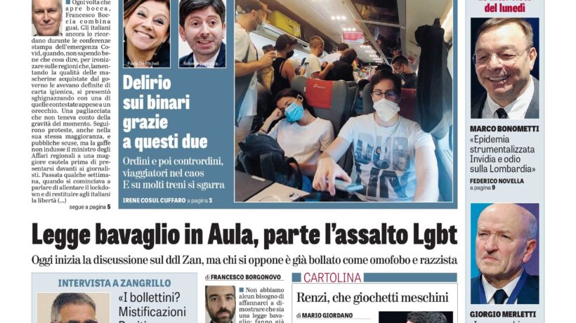 Oggi in edicola