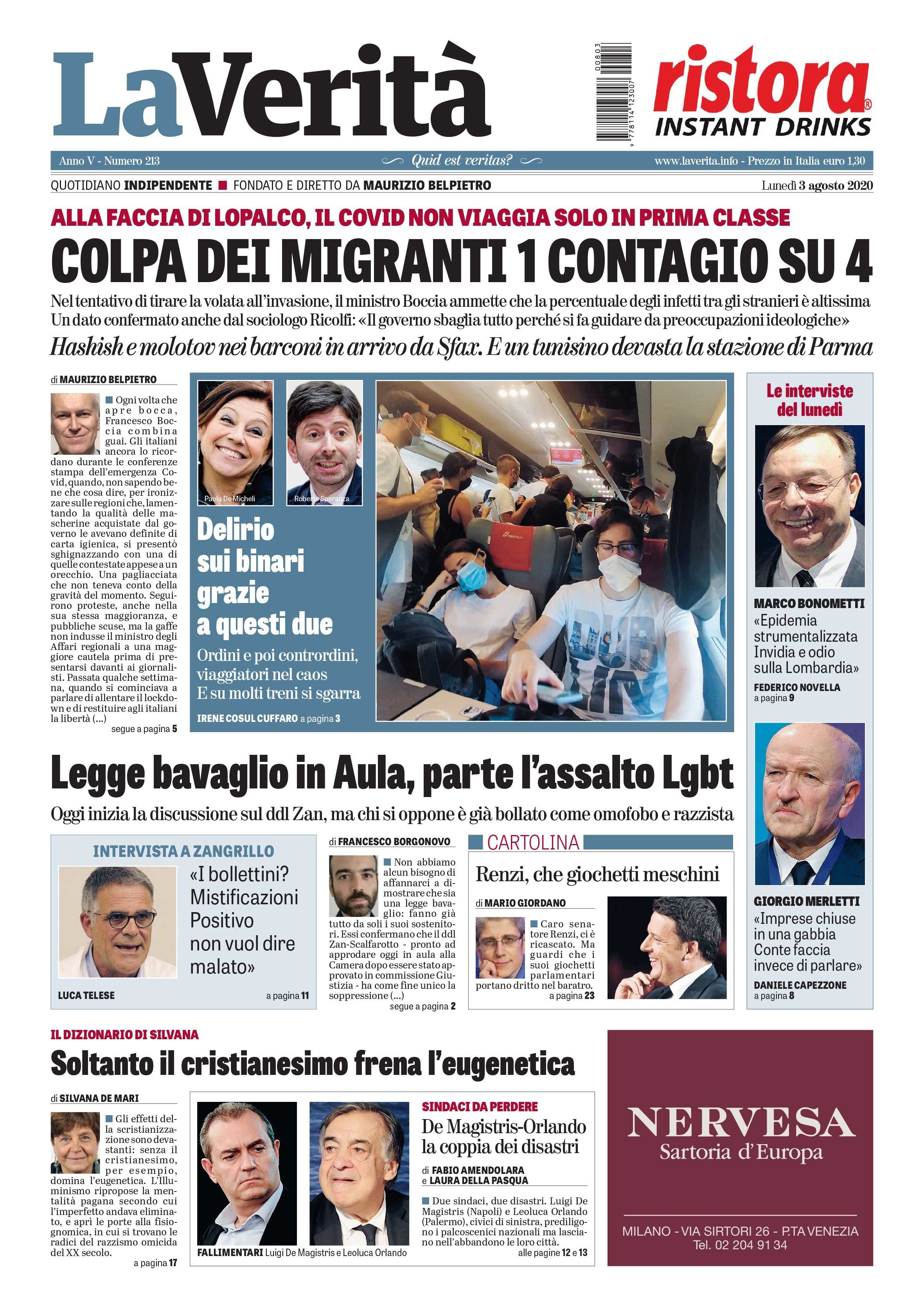 Oggi in edicola