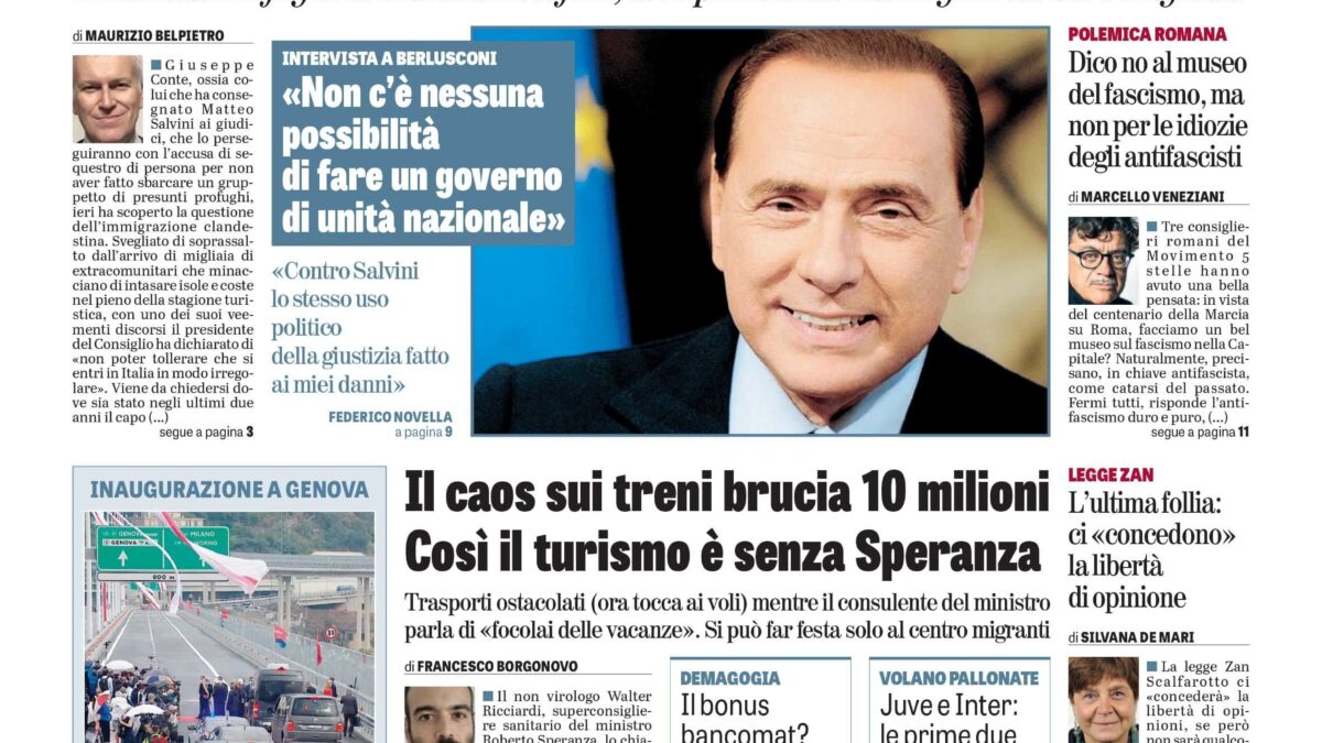 Oggi in edicola