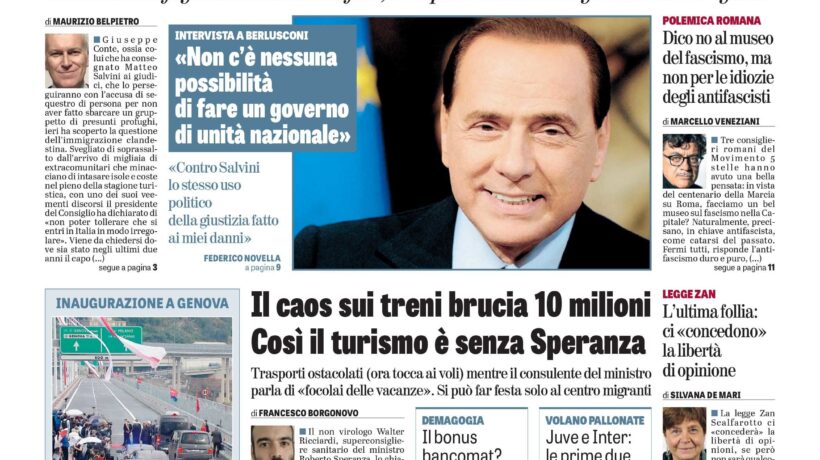 Oggi in edicola